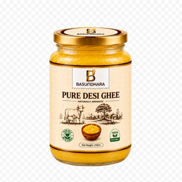 BASUNDHARA AGRO FOODS Pure Desi Ghee - 250ml