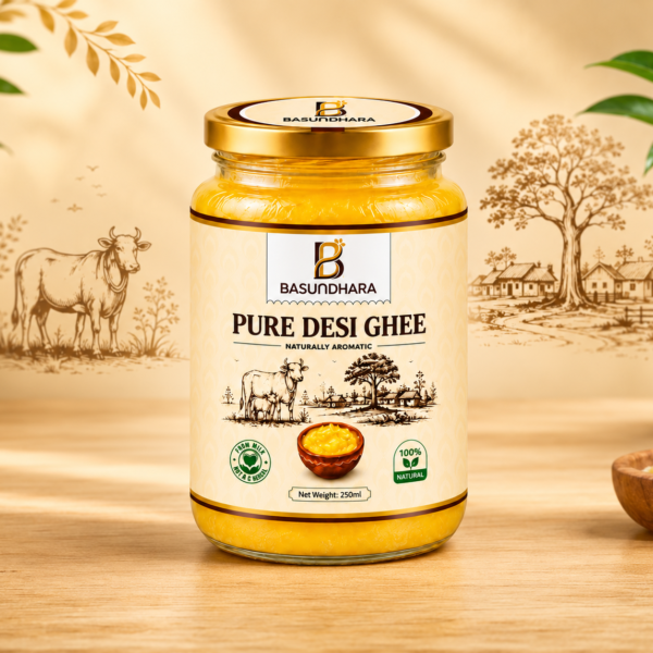 BASUNDHARA AGRO FOODS Pure Desi Ghee - 250ml